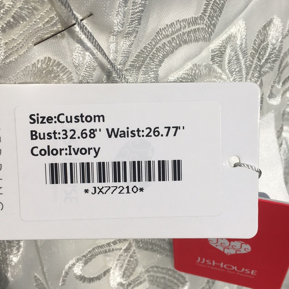 *HP!* JJs House A-Line Hi-Lo Lacey Wedding Dress - Picture 9 of 11
